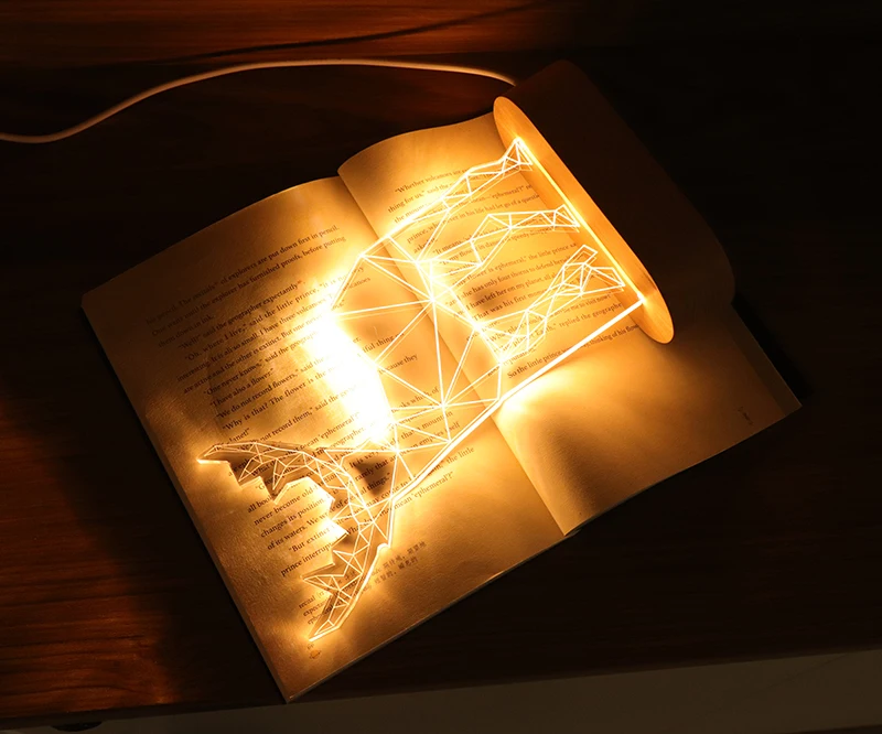 Горячая 3D олень Led рождественское ночное освещение 3D олень лампа