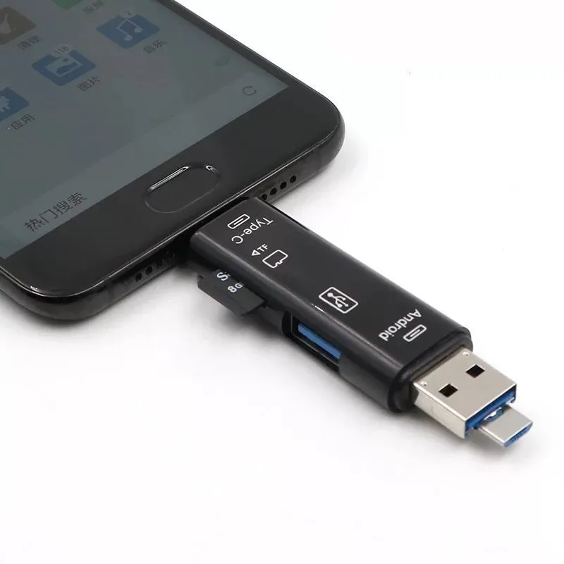 Многофункциональный кард ридер Type C/Micro USB/OTG карта для SD карты TF с USB портом
