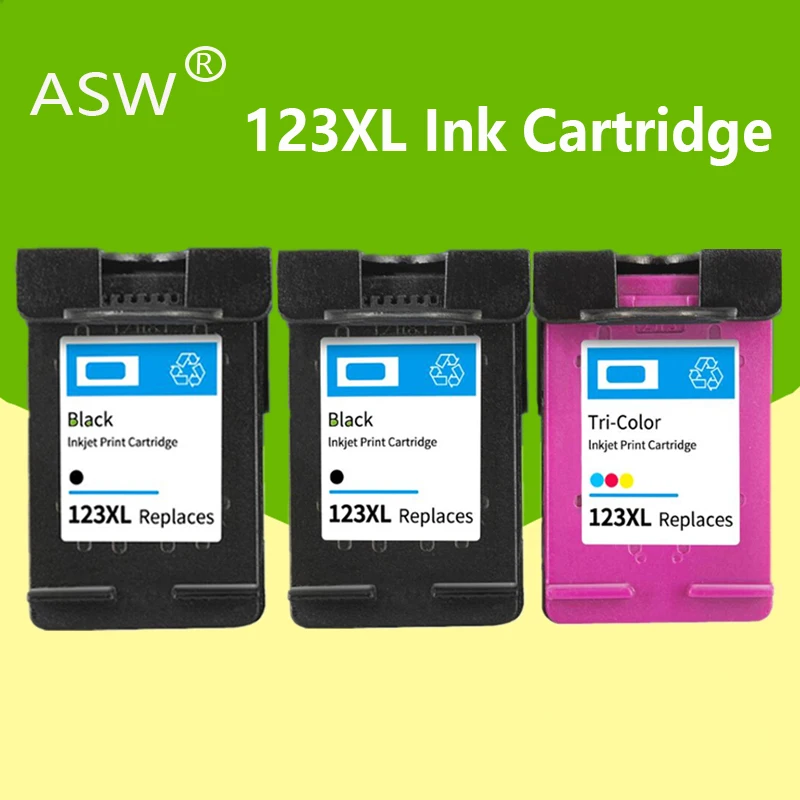 ASW 123 для HP 123XL чернильный картридж DeskJet 1110 1111 1112 2130 2132 2134 Officejet 3830 3831 3832 3834 принтер |