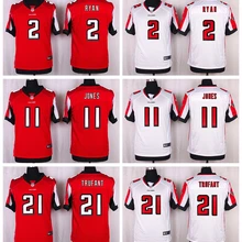 Стилизованный, высокое качество, Джерси Matt Ryan Julio Jones Desmond Trufant