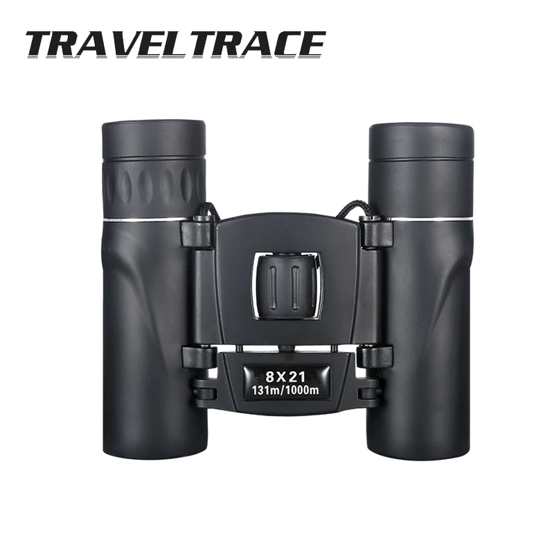 Tanie Lornetka BAK4 8x21 Zoom daleki zasięg 1000m składany HD potężny mini teleskop optyka FMC sporty łowieckie Camping
