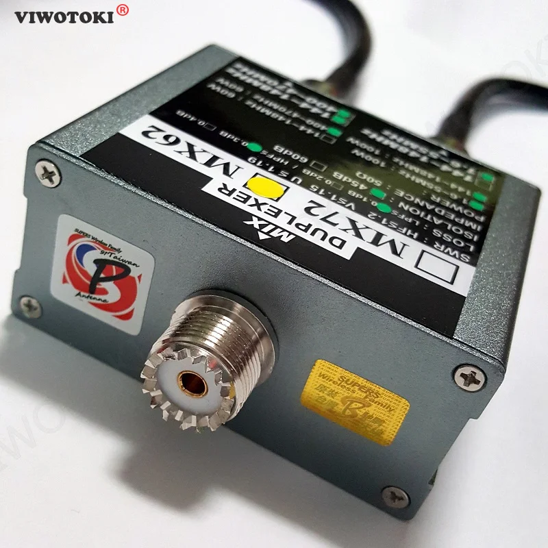 Любительская антенна комбайнер частоты транзитная станция Duplexer MX62 HF/VHF/UHF 50 Ом для