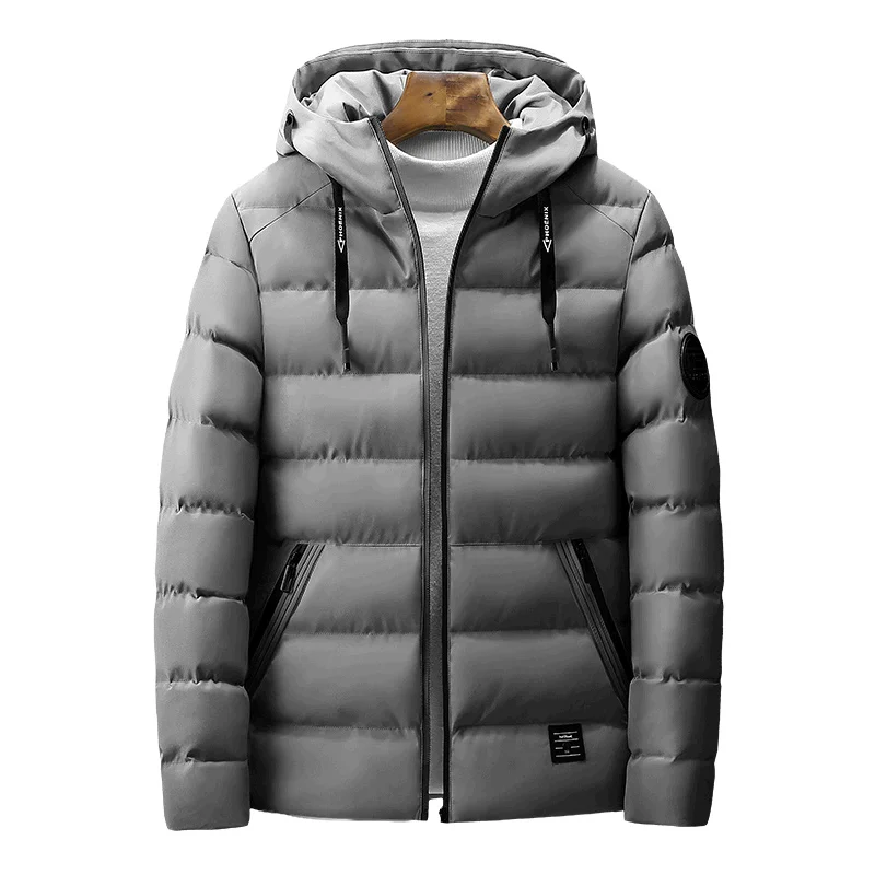 80% OFF LINGDENG 2019 Winter Coat Men's Warm Parkas Thick Fleece Cotton Coats Slim Male Jackets Hooded Coat Mens Brand Clothing