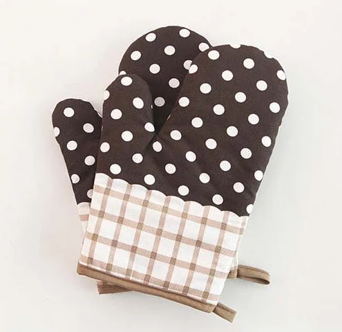 1PCS Microwave Oven Special Insulation Gloves Thickened High Temperature Oven Anti-hot Kitchen Baking Heat-resistant Gloves