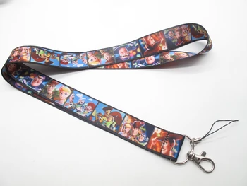 

New cartoon toy story Neck Strap Lanyards Badge Holder Rope Pendant Key Chain Accessorie
