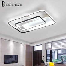 Прямоугольный светодиодный потолочный светильник для гостиной, спальни, кухни, современный потолочный светильник с заподлицо AC110v 220 v, внутреннее освещение