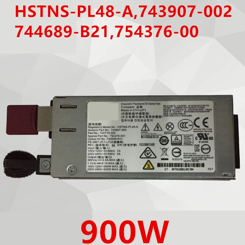 Новый блок питания для HP DL180 DL160 G9 900W HSTNS PL48 A 743907 002 744689 B21 754376 00|Блоки компьютеров| |