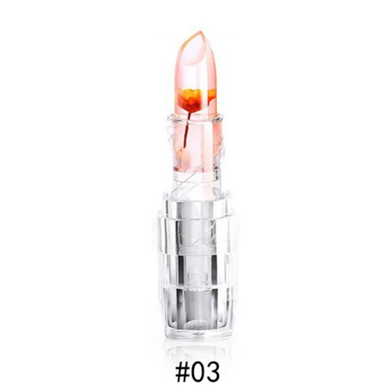 hotselling Lipstick magic color temperature change original beautiful jelly flower lipstick matte Flower Color.w