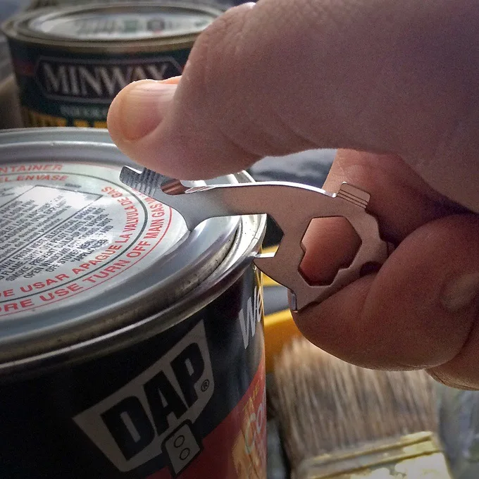 

20-in-1 multi-function EDC tool Key ring opener screwdriver screwdriver multi-purpose outdoor mini tool