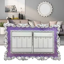 Смола двойной светильник переключатель объемного звучания разъем палец пластины панель Декор S55