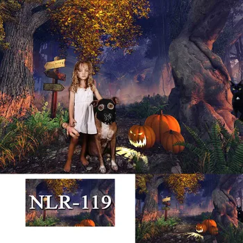 

Halloween Backdrops for Photography Tomb Park Star Terrible Night Party Scene Photography Backgrounds Photocall for Photo Studio