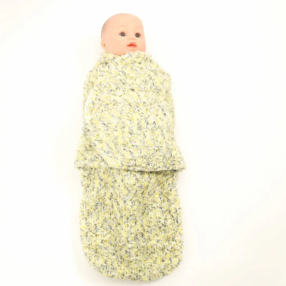 Цвет: желтый Новые детские пеленать мальчик и девочка sleepingbag красочные обертывания Одеяла - Цвет: Цвет: желтый