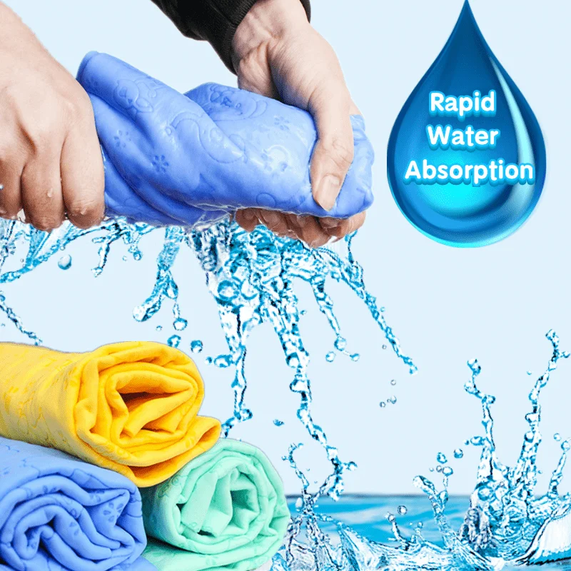 Полотенце для собак и кошек быстропоглощающие влагу мягкие салфетки ванной