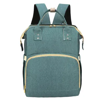 

Foldable Baby Bed Travel Cradle Removable Large Capacity Multifunction Diaper Changing Bag Mom Backpack