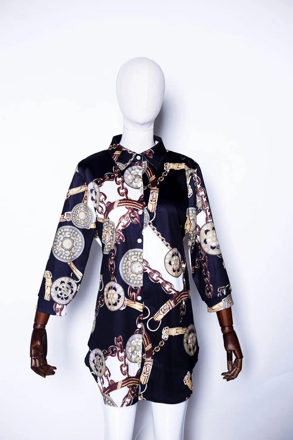 Африканская женская одежда Дашики Печатный ночной клуб стиль цельное платье - Цвет: The picture color 5