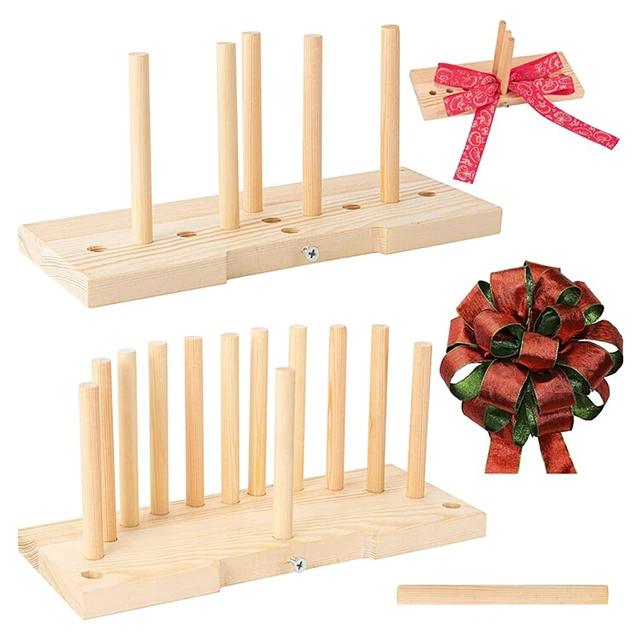 Multipurpose Bow Maker for Ribbon Wooden Bow Making Tool for