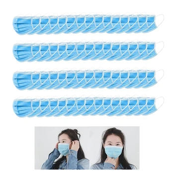

60 Pack Disposable Mask Multi-Functional 4-Layer Mask Comfortable Earloop Mask