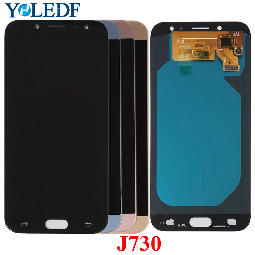 

Original 5.5'' J730 Super Amoled LCD For SAMSUNG Galaxy J7 Pro 2017 J730F Display Touch Screen Digitizer Assembly Replace Parts