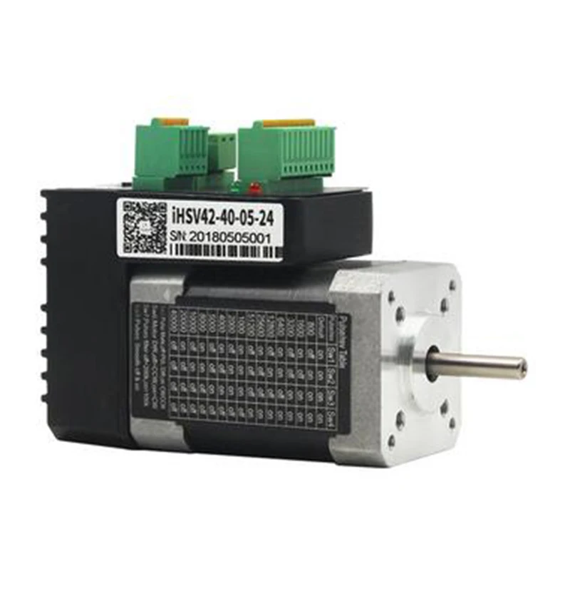 JMC 52W 24V NEMA17 встроенный Серводвигатель 4000rpm24v 0.125N.m iHSV42-40-05-24