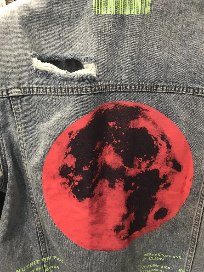 SUPERMOON SHEARLING куртка из денима джинсы куртка мужская
