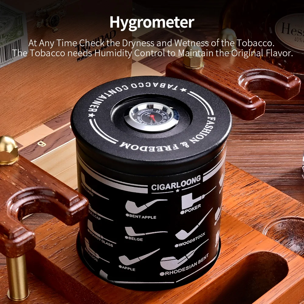 Iron Pipe Tobacco Humidor Gentlemen's Company