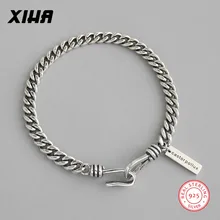 925 пробы Серебряный BFF брелок лучшие друзья браслеты для девочек женские дизайнерские ювелирные изделия Роскошные кубинские цепи пара браслет для влюбленных