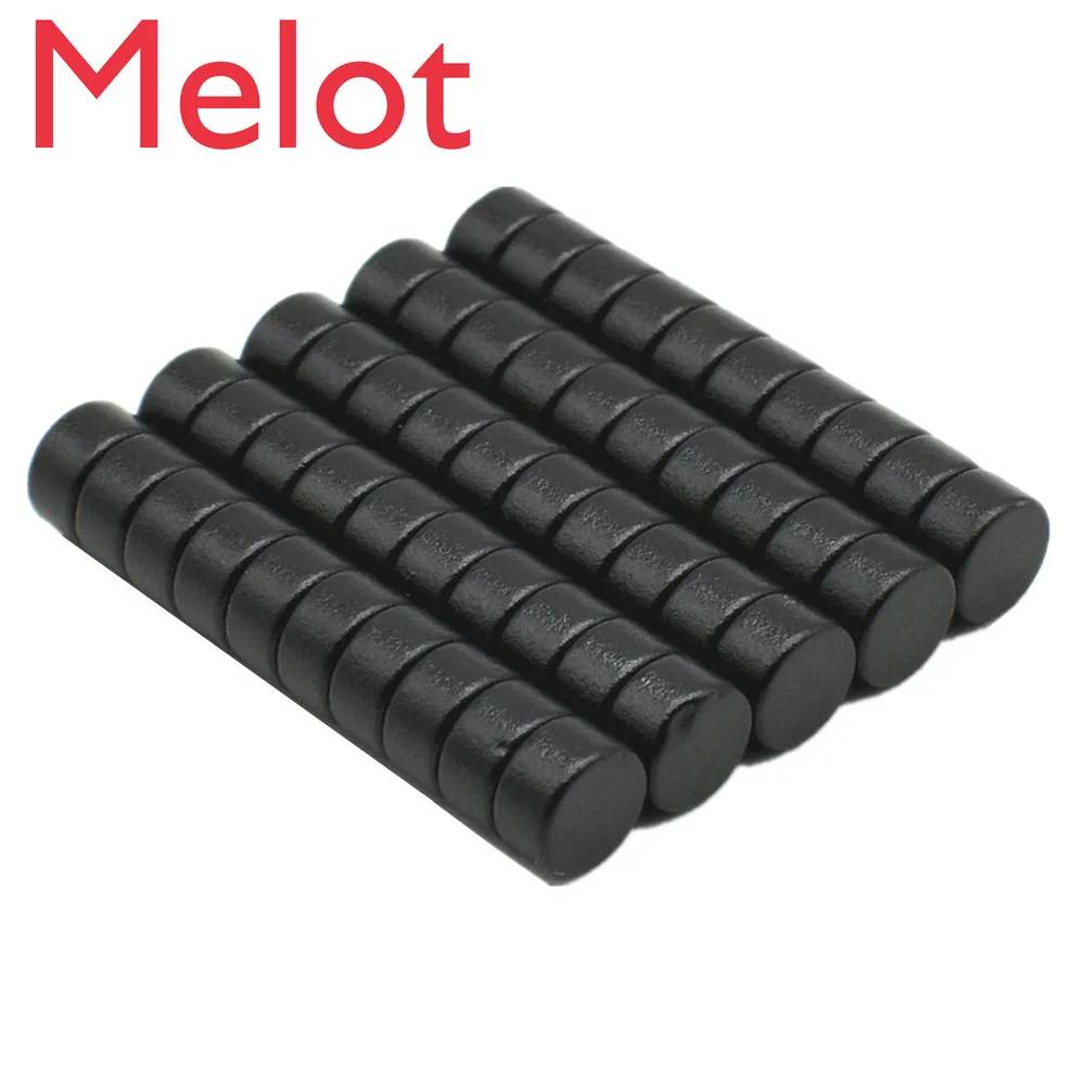 

Black Epoxy Resin Magnet 5x2.7mm Waterproof Rustproof Friction Fridge Whiteboard Magnetic Map Screen Bulletin Board 10000pcs