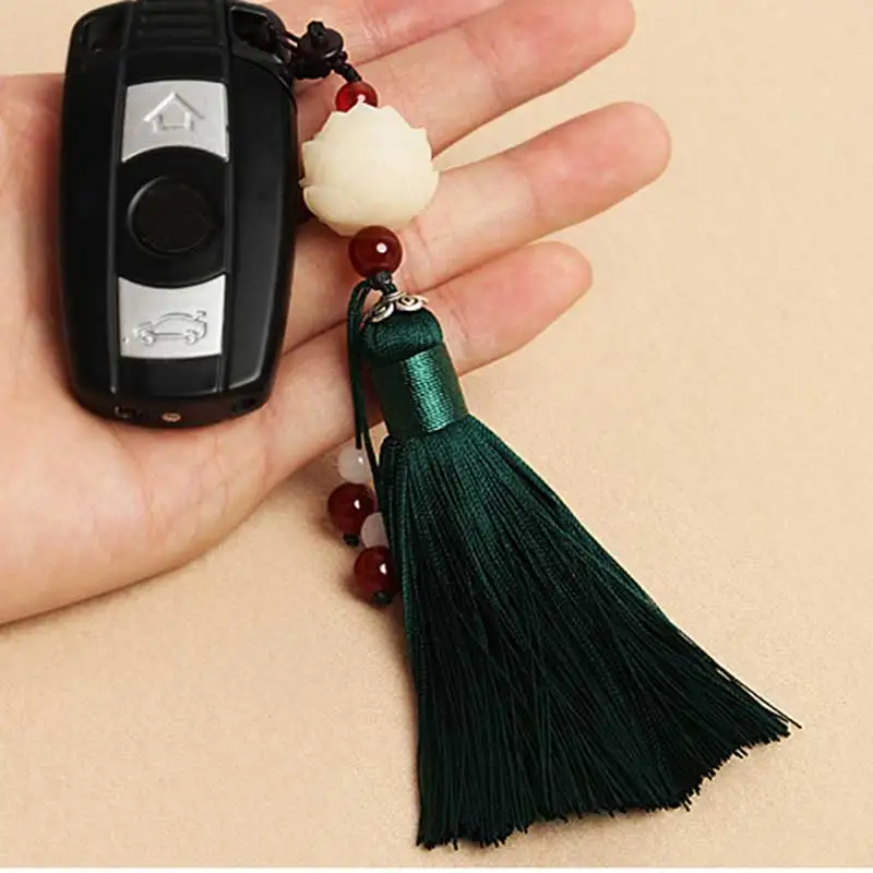 Чехол для телефона с фиолетовыми бусинами ремешком и в виде сердца | Украшения