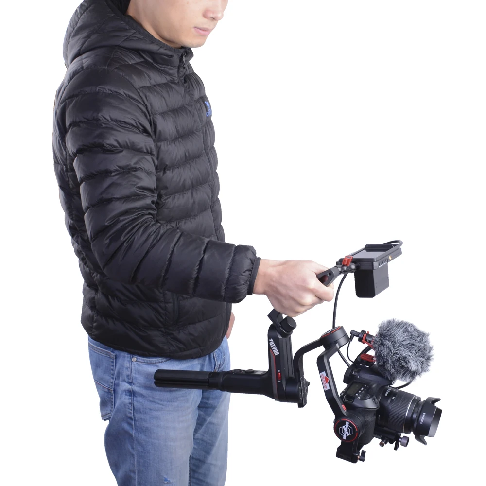 Billige ZHIYUN WEEBILL S Gimbal Vielseitig Griff + Strap mit Mini Magie Grip Arm gimbal zubehör mit schulter gurt