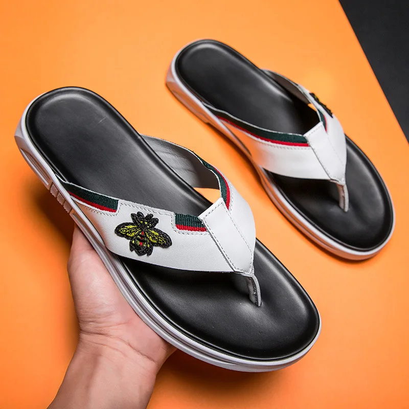 

Flip-flops Men's Summer 2019 New Style Outer Wear Sandals Anti-slip Soft-Sole Outdoor Trend Korean-style Beach Flip-flop Slipper