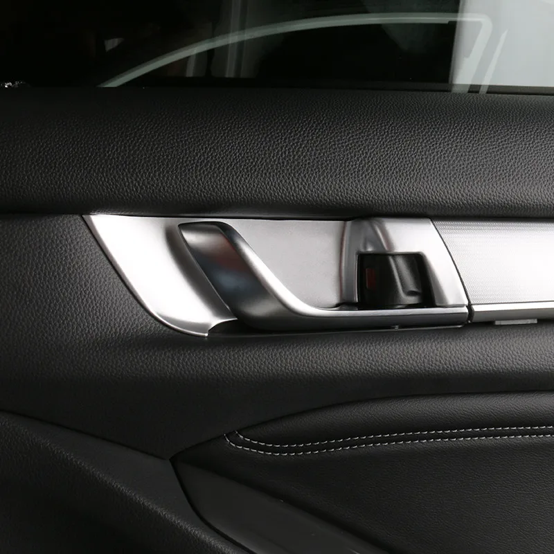 Для Honda Accord 10 дверная ручка защитная втулка внутреннее украшение для дверной ручки патч нагрудные вышивки модификации
