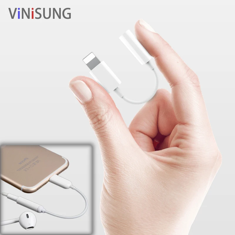 

Adapter Cables otg cable for IOS iPhone AUX Audio Earphone Converter for Lightning to 3.5mm Adapters Headphone Jack Cable