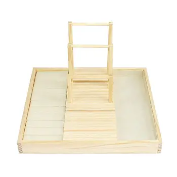 

Necklace Jewelry Display Stand Design Natural Wood Jewelry Earring/Accessory