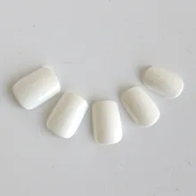 Напрямую от производителя продавая в настоящее время доступное качество-наклейки на кончики ногтей 24 шт белый носимый маникюр Дизайн ногтей закончен