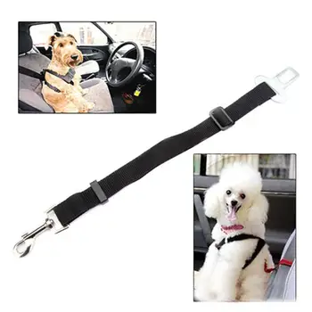 

Adjustable Dogs Car Seat Belt Harness Puppy Cats Car Safety Seat-belt Lead Traction Rope Pets Supplies
