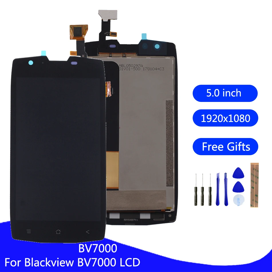 

For Blackview BV7000 LCD Display Touch Screen Digitizer Mobie Phone Parts For Blackview BV7000 Screen LCD Free Tools