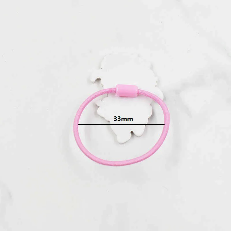 Украшения для волос для девочек из смолы, Мультяшные очаровательные эластичные резинки для волос, плоские милые украшения для волос для девочек