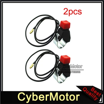 

2x Ignition Kill Stop Switch For 2 Stroke 47cc 49cc Mini Cag Moto Dirt Pocket Bike ATV Quad