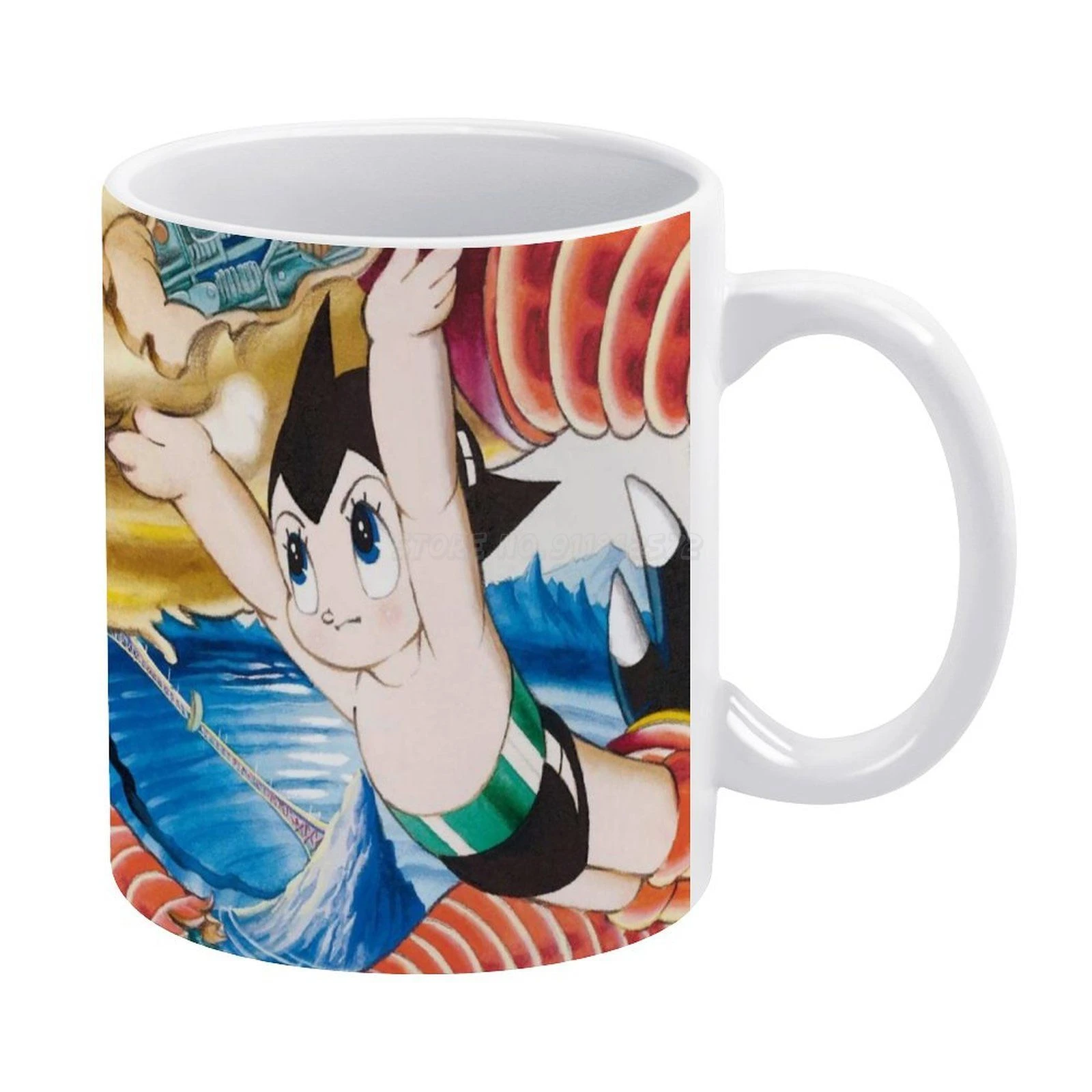 Astro-boy White Mug Coffee Mug Afternoon Tea Christmas Cups Ceramic Mug  330ml For Coffee Astro Boy Anime Manga Vintage Weeb Ja - Mugs - AliExpress