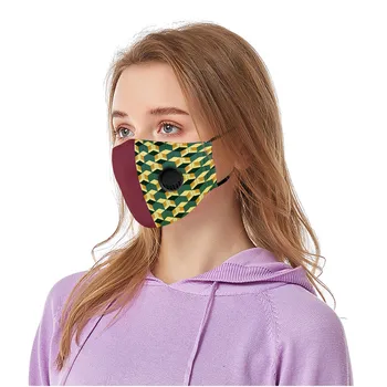 

Fashion Reusable Protective PM2.5 Filter Printing mouth Mask anti dust Face mask Windproof Mouth-muffle Windproof Mask