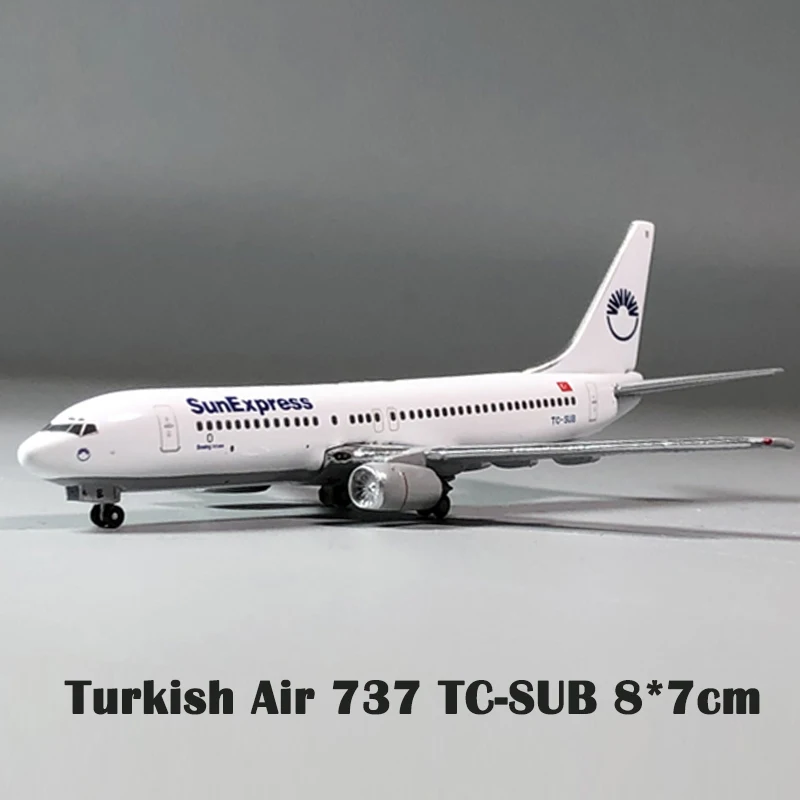 1:500 Германия авиакомпания A320 D-ALTB Боруссия Monchengladbach модель самолета металлический статический дисплей литья под давлением коллекция подарок на день рождения - Цвет: Turkish Air 737 TC-S