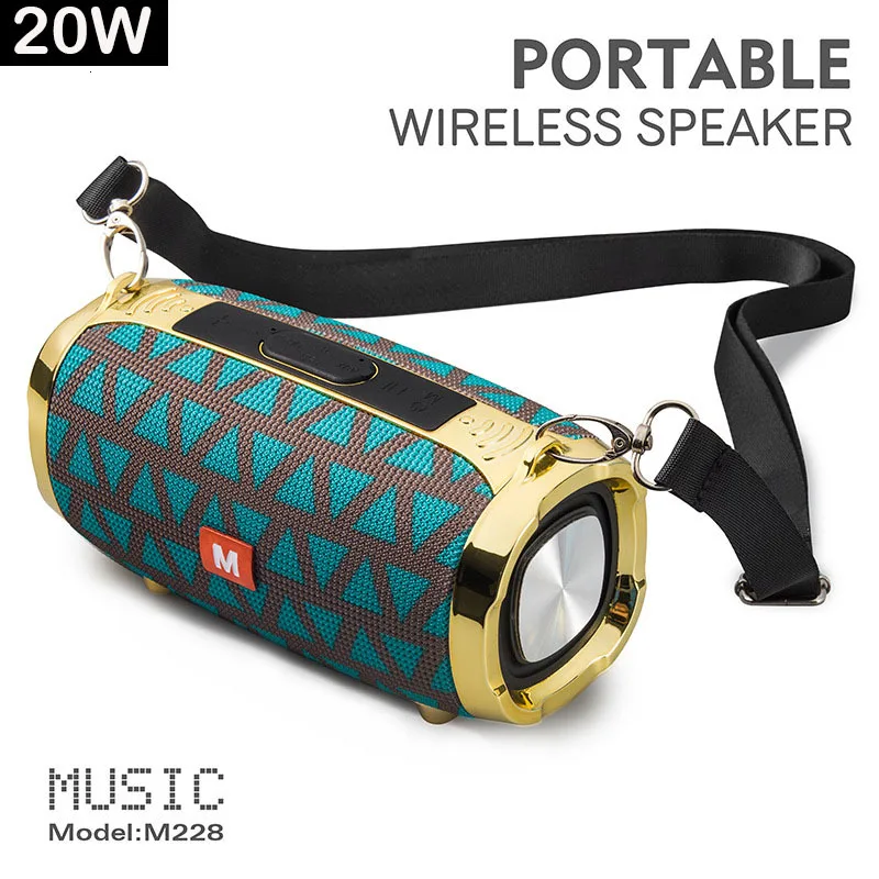 M228 Triangle gray Speaker Bluetooth 40 W speaker portable audio stick computer music box center feather Bluetooth stereo sub audio column FM - Цвет: M228 Triangle gray