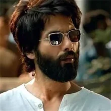 Знаменитые мужские солнцезащитные очки Shahid capoor Pilot, классические винтажные роскошные маленькие очки, сплав, серебряная оправа, черные солнцезащитные очки