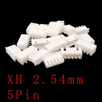 

100PCS XH2.54 5 Pin Pitch 2.54mm 5 Y XH Plastic Shell Terminals Male Plug + Female Socket Housing Seat Terminal Wire Connector