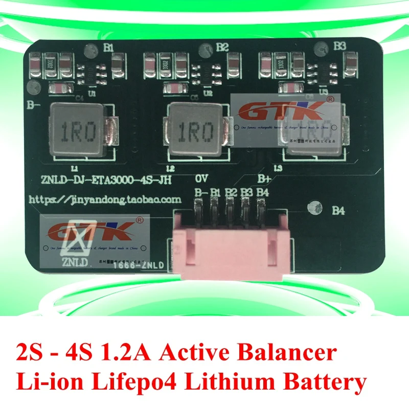 

2s - 8s 1.2A Balance Li-ion Lifepo4 Lithium Battery Active Equalizer Balancer Inductive Energy Transfer Board BMS 3s 4s 5s 6s 7s