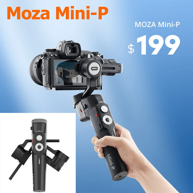 Ручной Стабилизатор для смартфона Moza Mini P 3 осевой стабилизатор экшн камеры Gopro Sony