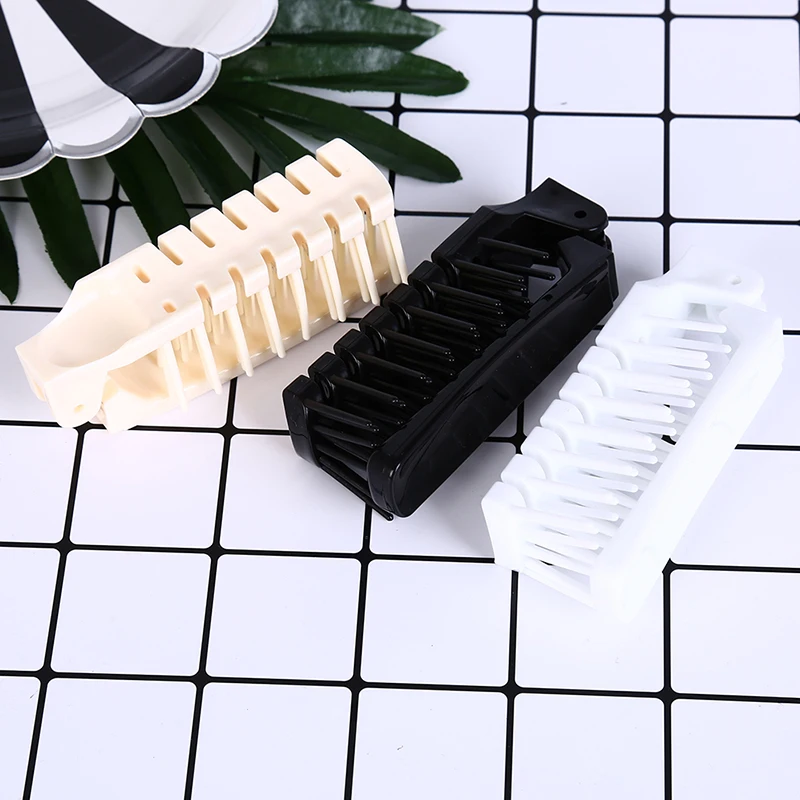 1Pc Portable Folding Comb Collapsible Pocket Hair Brush Comb Travel Essentials Scalp Massage Plastic Hairdressing Hairbrush