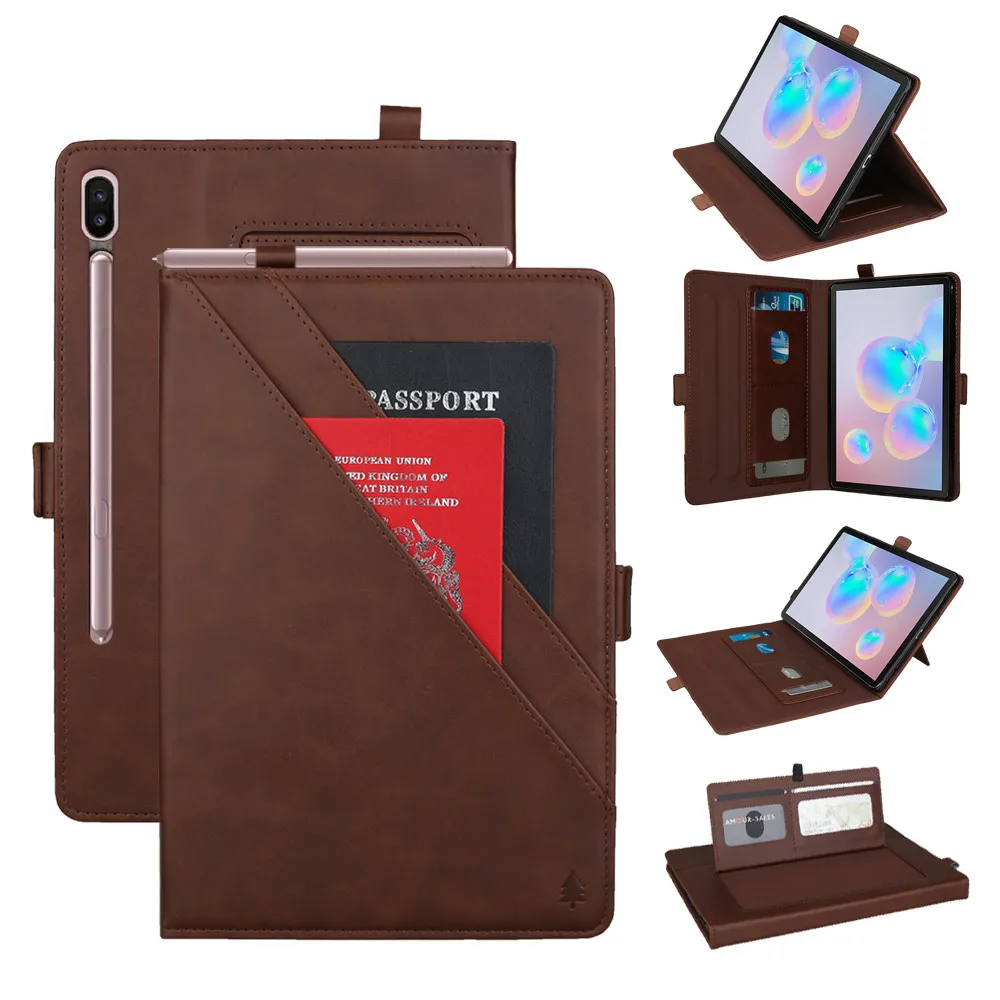 Для samsung Tab S6 10,5 T860 T865 вращающийся Флип-Стенд кожаный чехол для Galaxy Tab A T860 T865 10,5 дюймов чехол для планшета+ ручка