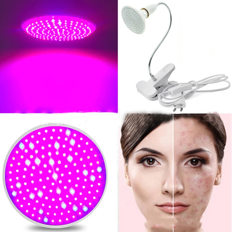 

Red Blue Light Beauty Lamp Led Facial Mask Photon Therapy Face Mask Machine Light Therapy Acne Aspirateur Point Noir Beauty Led