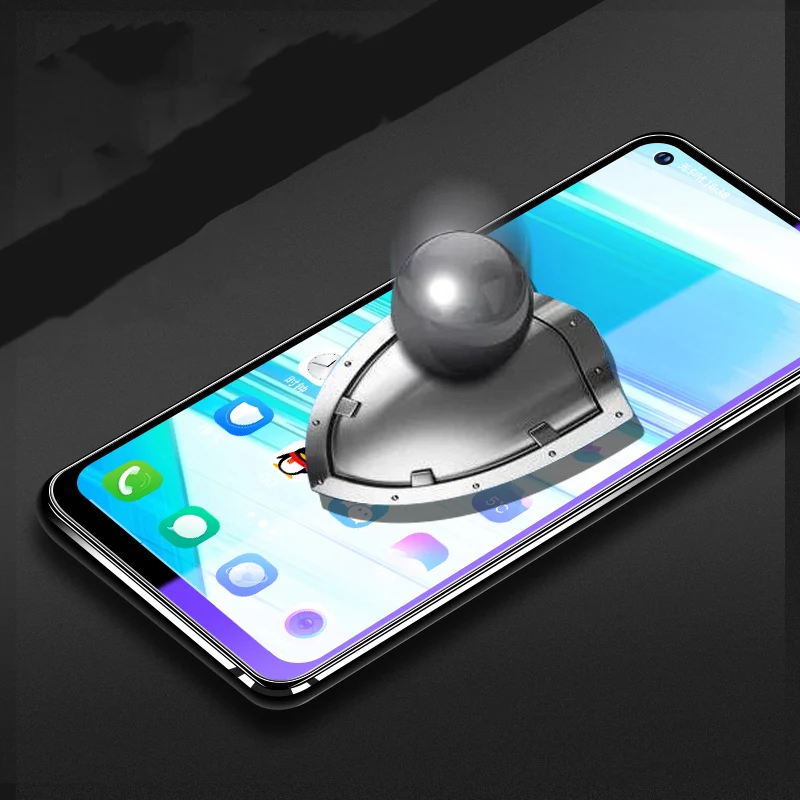 MicroDate 2 шт Полное покрытие анти-синее закаленное стекло для VIVO Z3X Z5X анти-синий фиолетовый светильник Защитная пленка для экрана